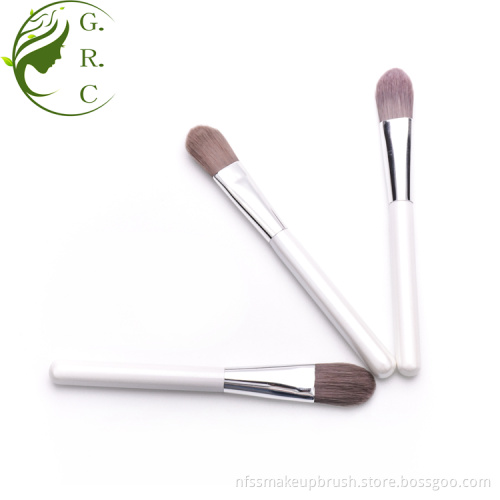 New Color White Kabuki Foundation Cosmetic Brush